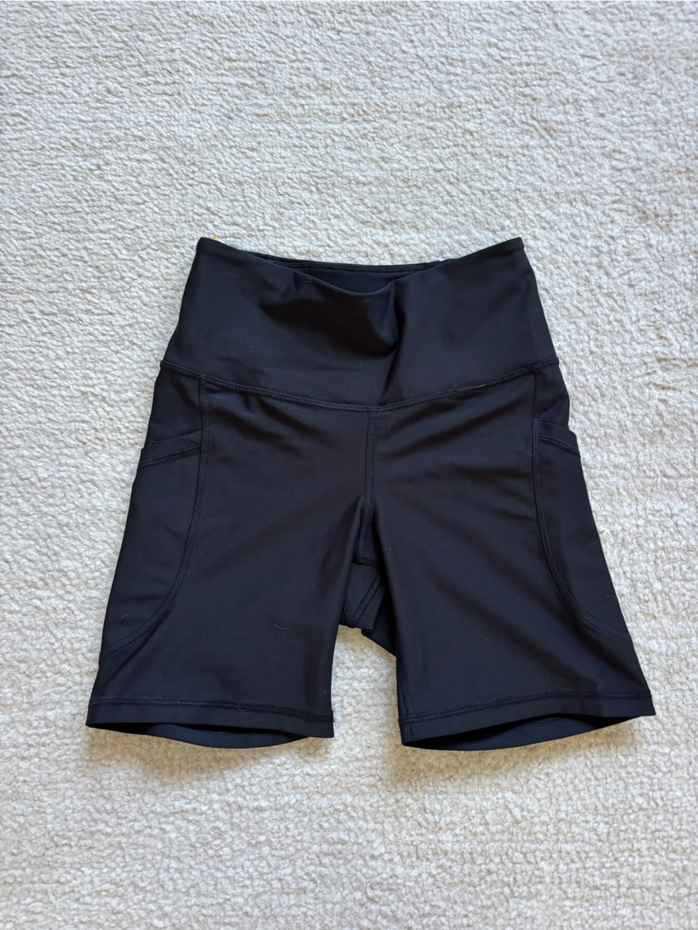 Old Navy Black Women's Bike Shorts with Side Pockets